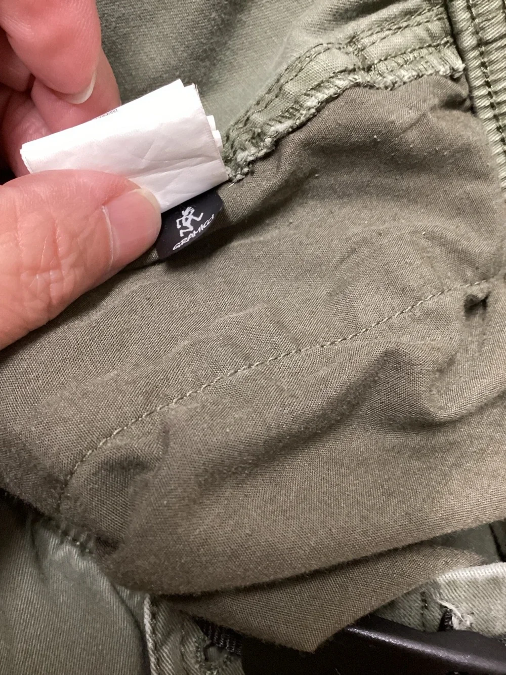 Men's Olive Chino Pants with Built-In Web Belt
